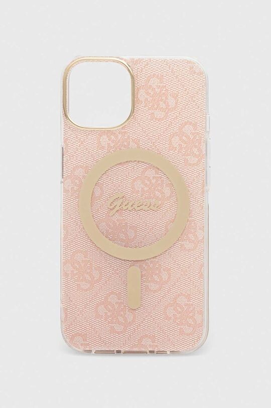 

Чехол для iPhone 14 6,1 дюйма Guess, розовый