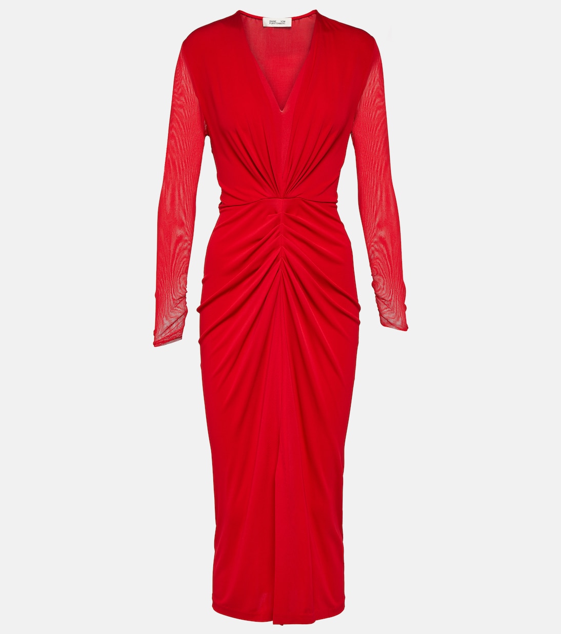Платье миди hades из джерси Diane Von Furstenberg, красный платье diane von furstenberg размер 44 ru красный
