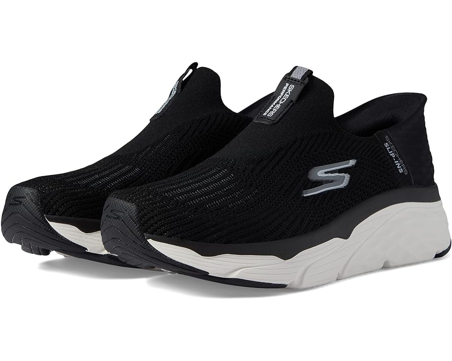 Кроссовки SKECHERS Max Cushioning Elite Smooth Transition Hands Free Slip-Ins, цвет Black/White кроссовки max cushioning elite slip ins smooth transition skechers синий