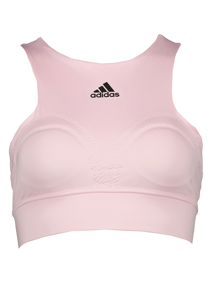 цена Бюстгальтер adidas Sport BH, розовый