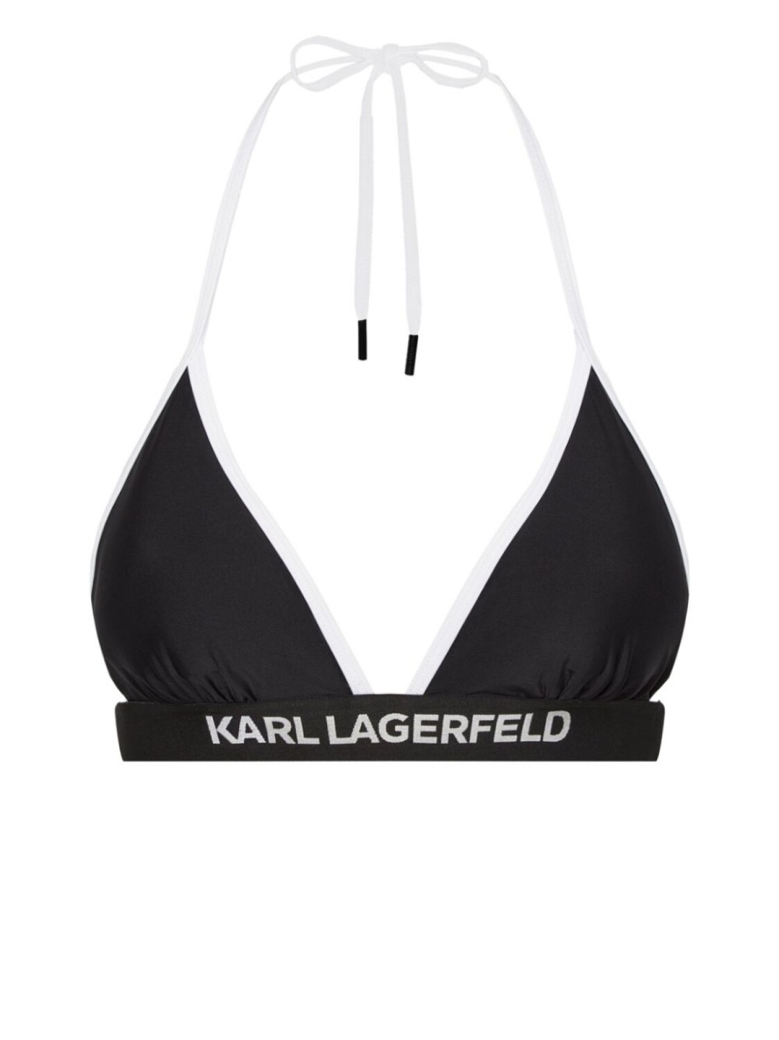 

Karl Lagerfeld топ бикини с логотипом, черный