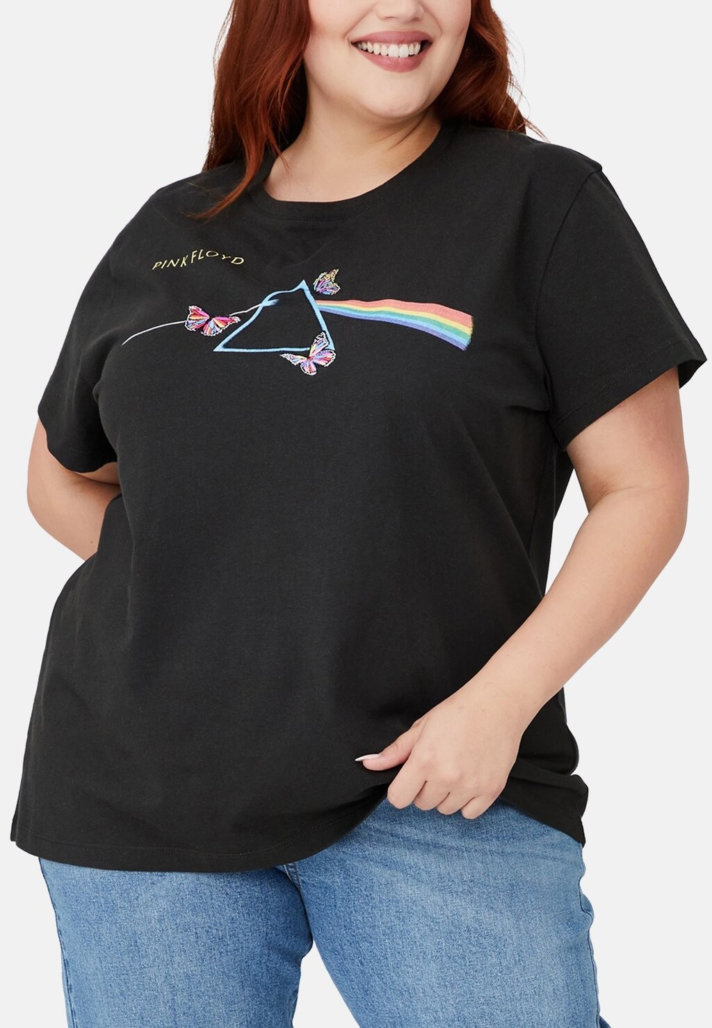 

Футболка с принтом Curve Graphic License Cotton On, черный