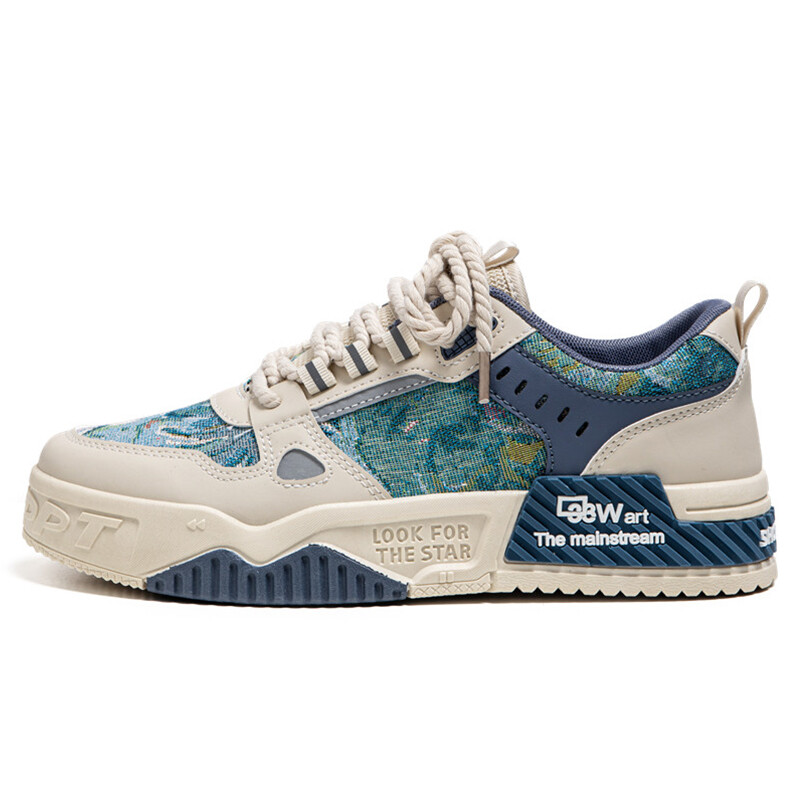 

Кроссовки Ogoman OUGLEMEN Skateboarding Shoes Men Low-top, бежевый/красный