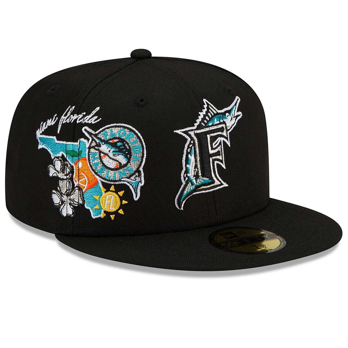 

Кепка 5950 10110 MIAMI MARLINS FLOMARCO New Era, цвет Schwarz