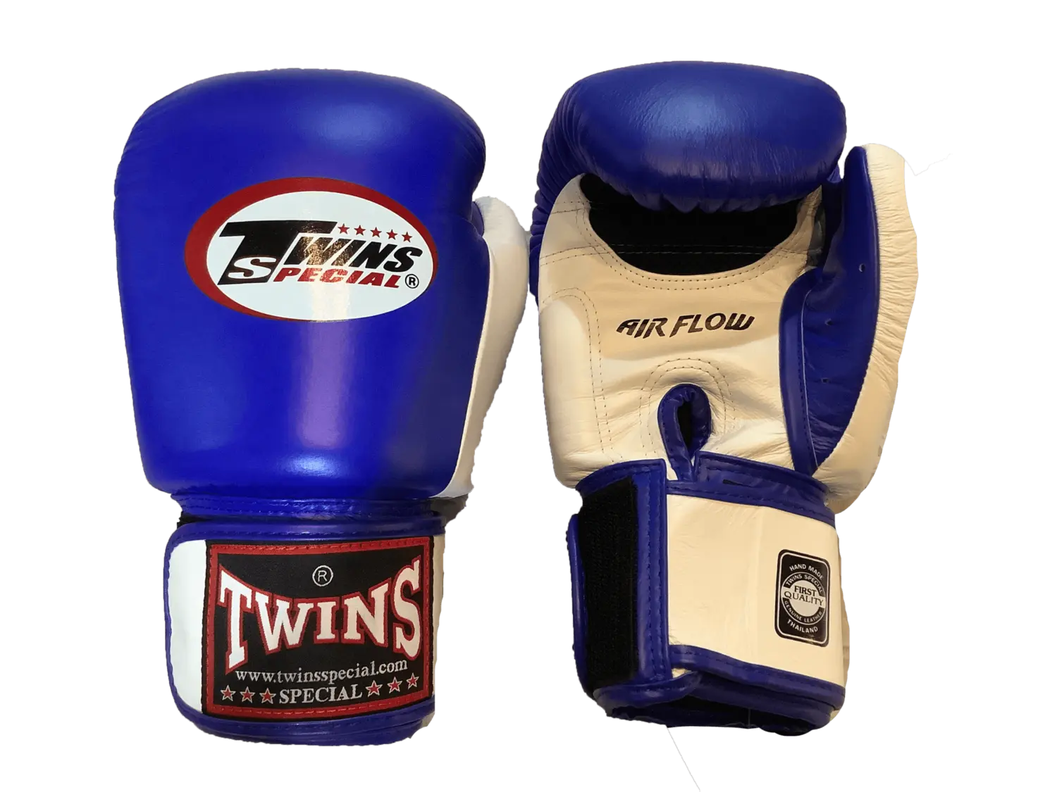 

Боксерские перчатки Twins Special BGVLa2 Air Flow, белый / синий