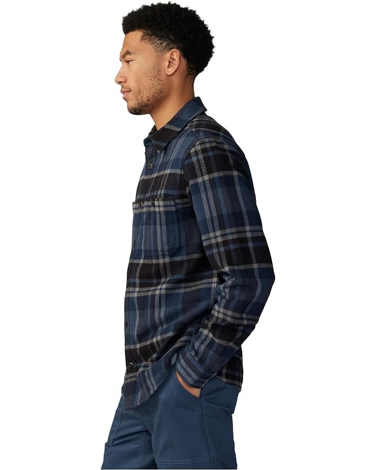 

Рубашка Mountain Hardwear Plusher Long Sleeve Shirt, цвет Hardwear Navy Amsterdam Plaid
