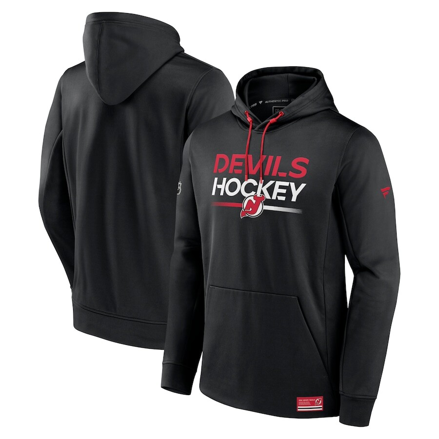 

Пуловер с капюшоном Fanatics Branded New Jersey Devils, черный
