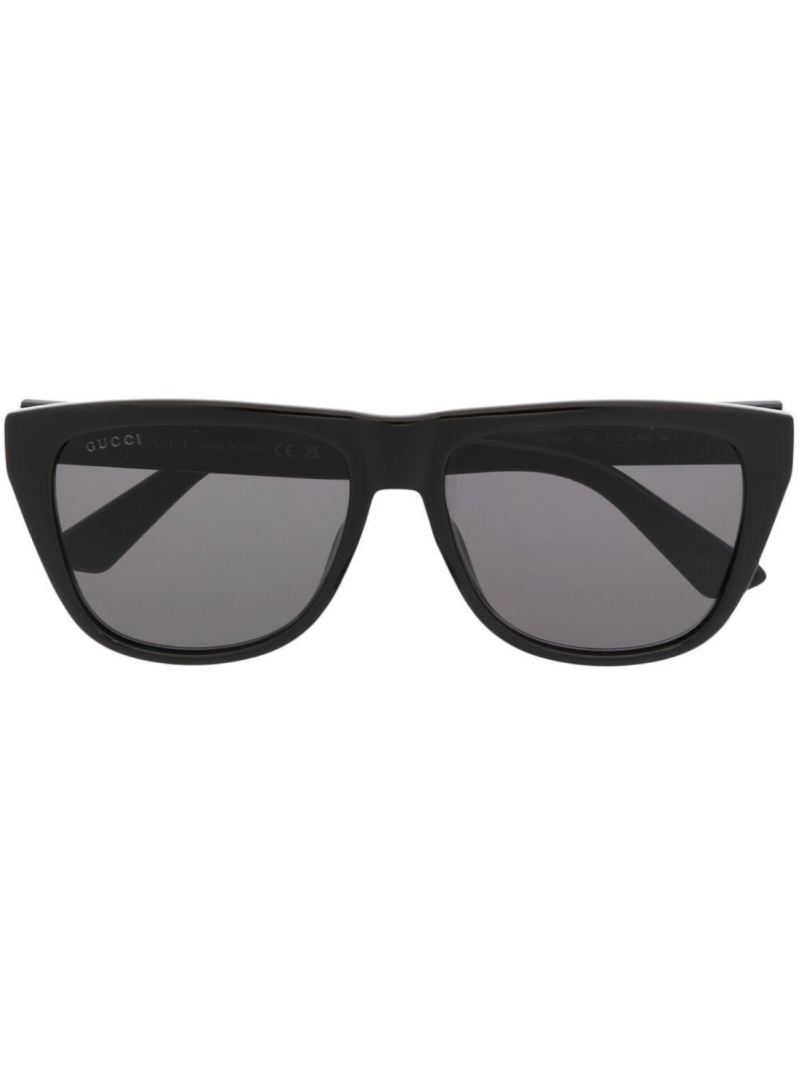 

Gucci Eyewear солнцезащитные очки в квадратной оправе, черный