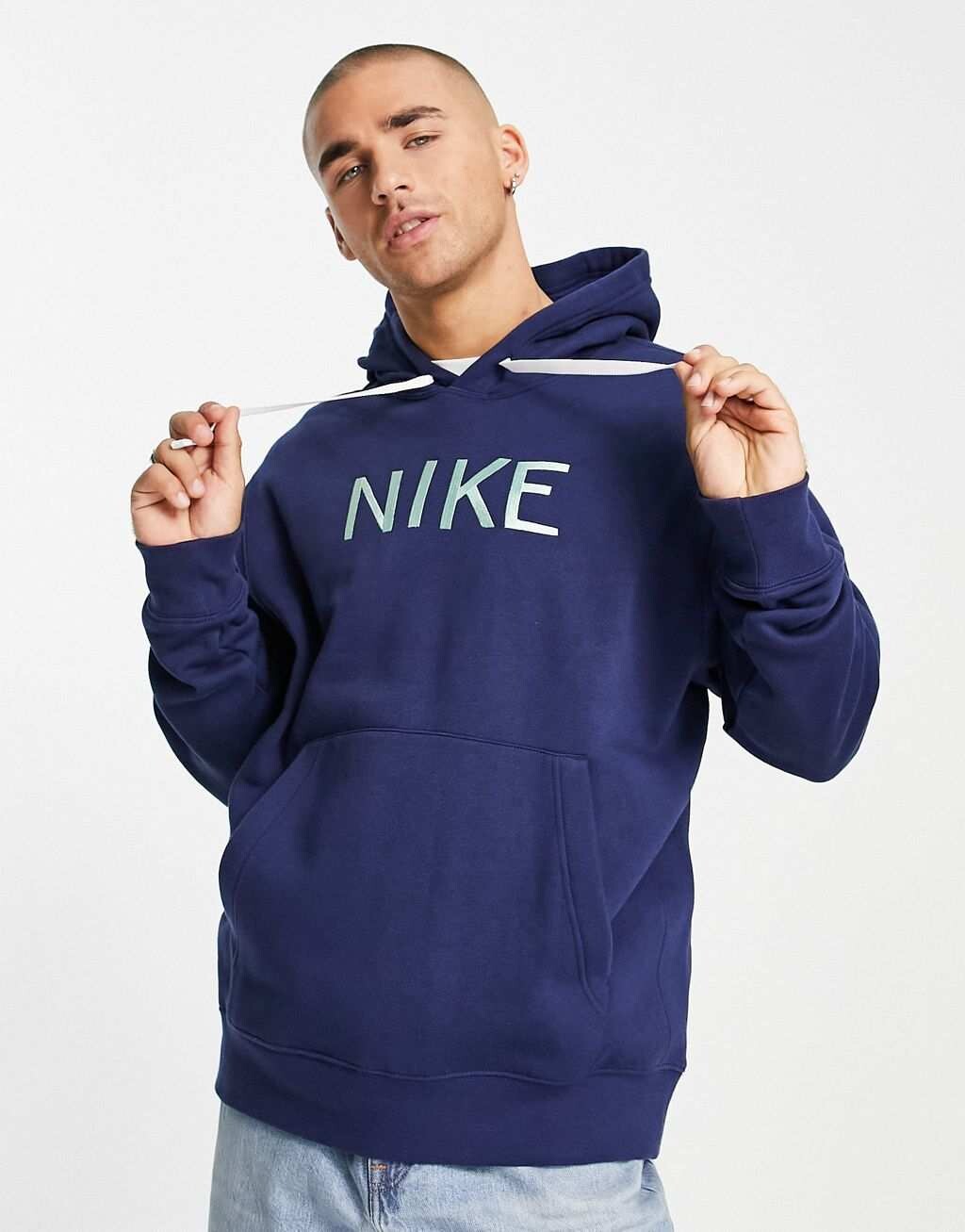

Худи Nike темно-синего цвета, Синий