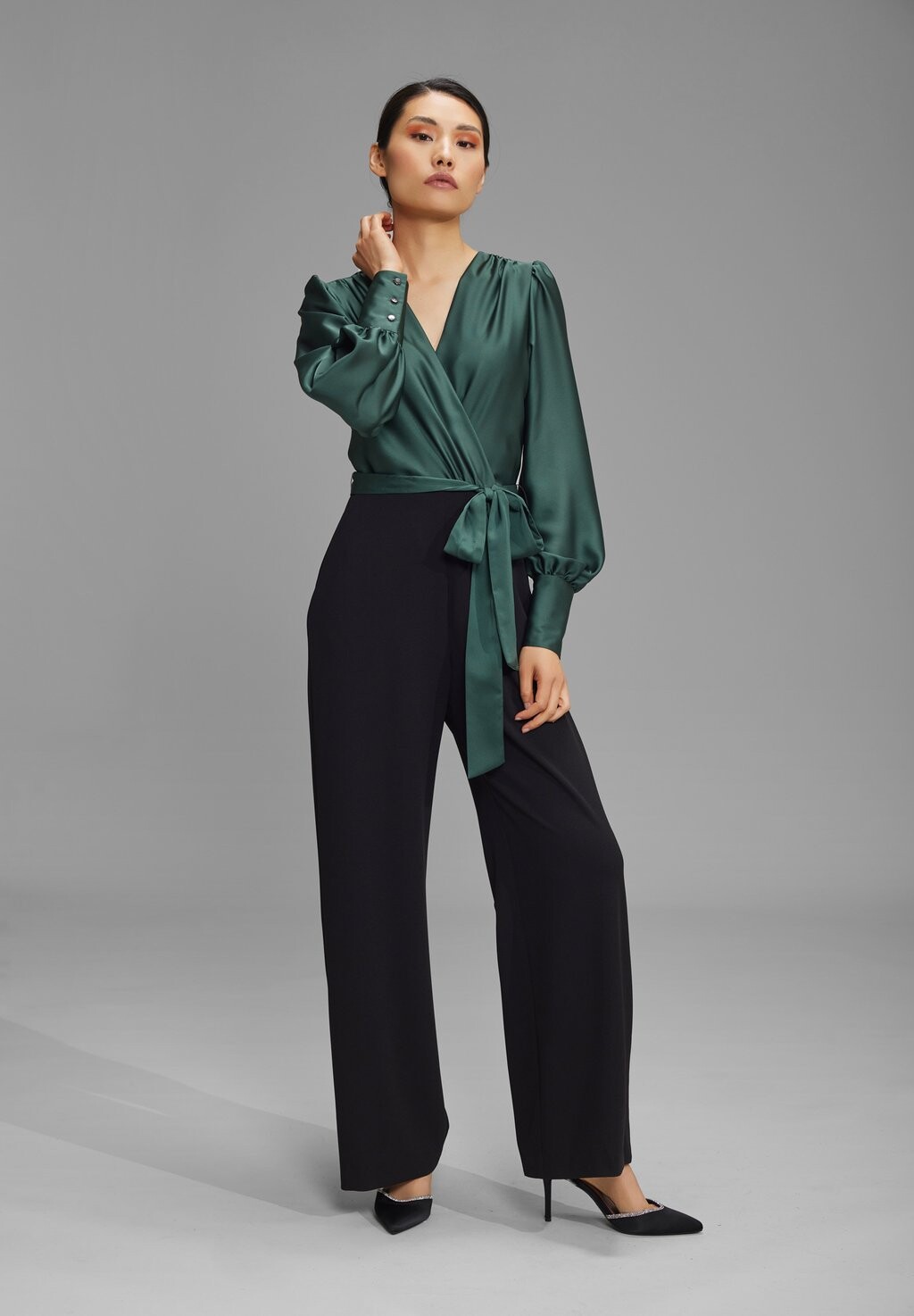 

Комбинезон MIT IN WICKELOPTIK Swing, цвет black/dark green