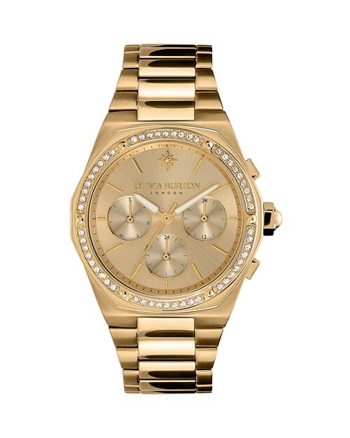 

Украшенный хронограф Hexa, 38 мм Olivia Burton, цвет Gold
