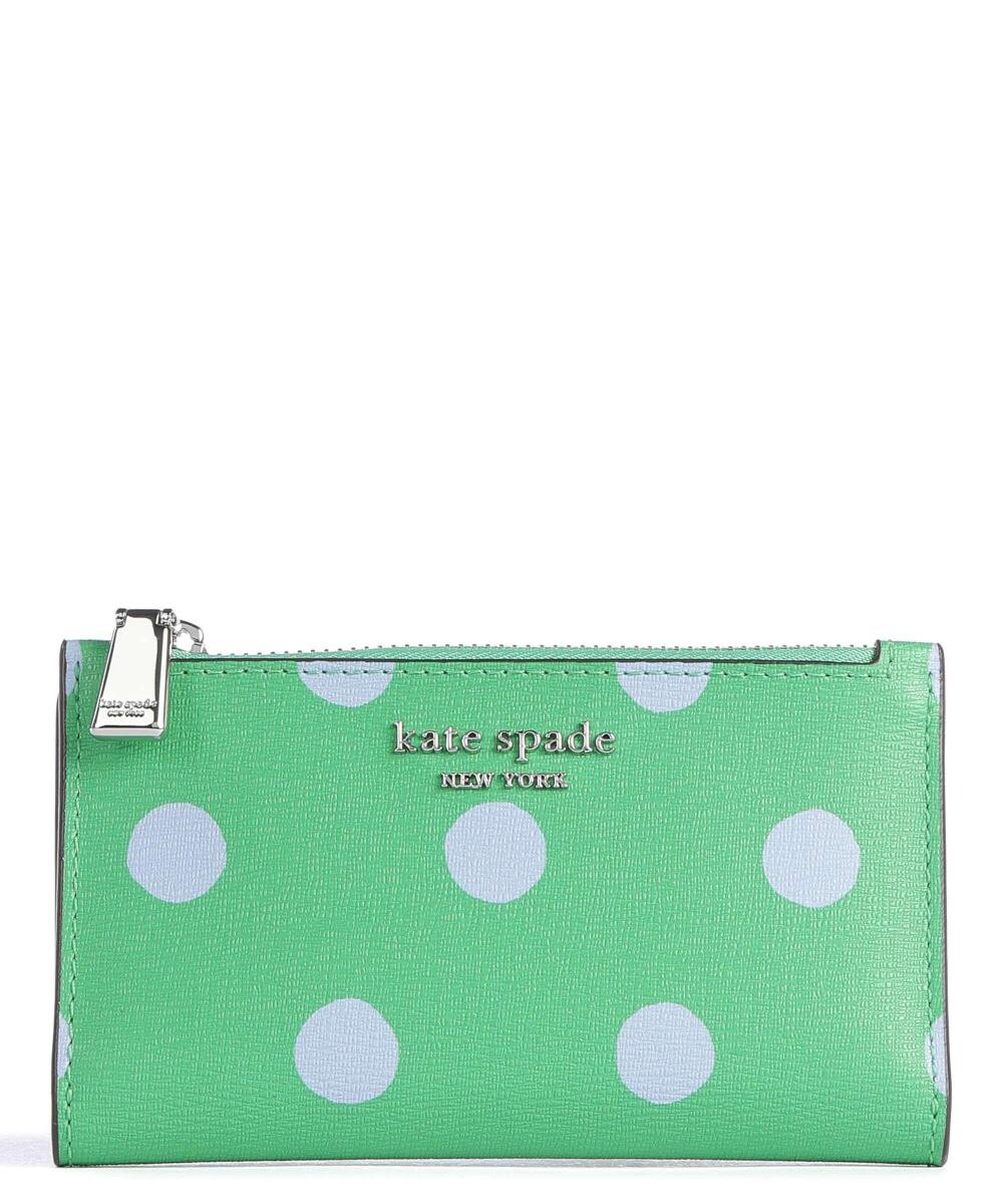 

Кошелек Morgan из зерненой кожи Kate Spade New York, зеленый