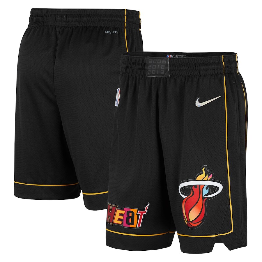 

Шорты Nike Miami Heat, черный