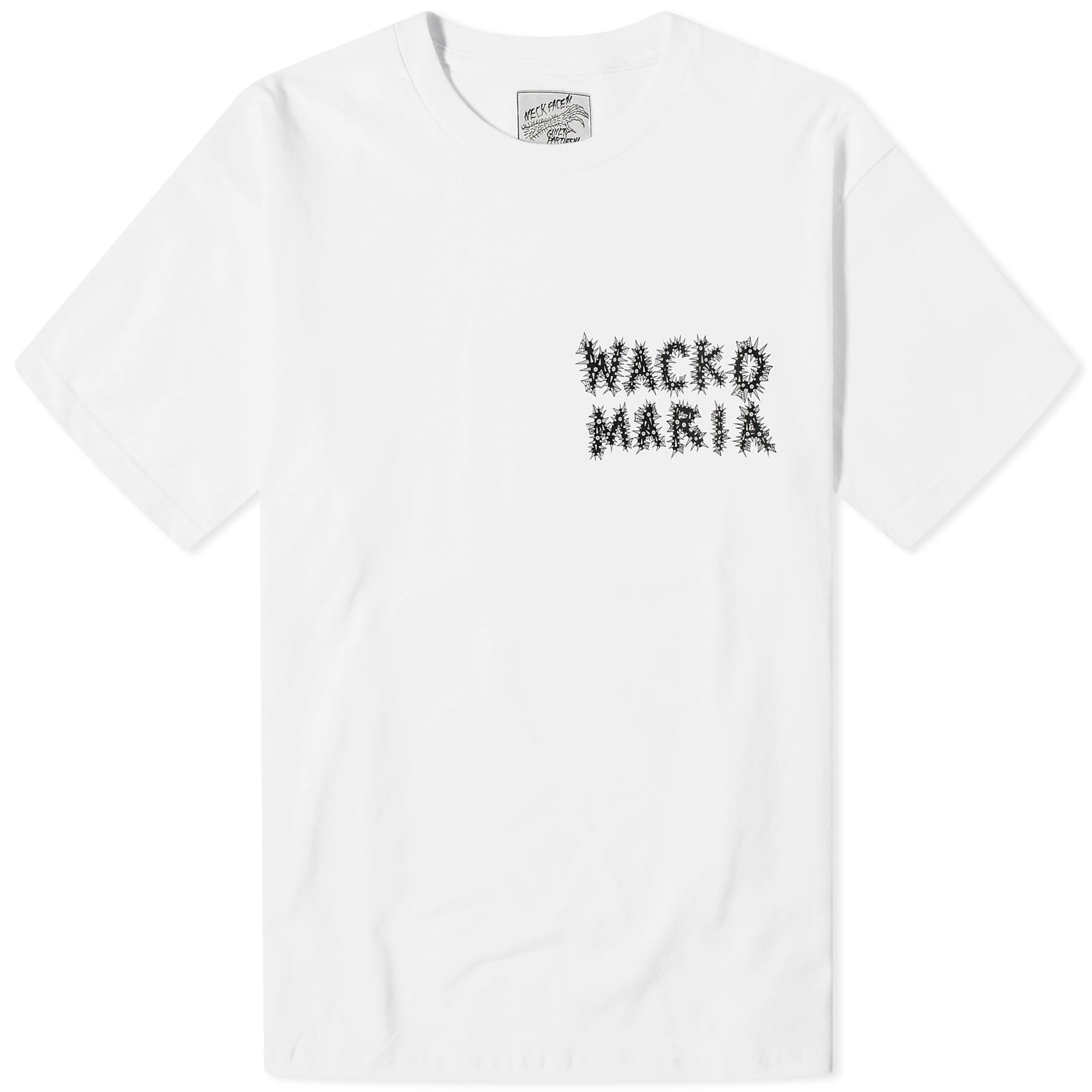 Футболка Wacko Maria X Neckface Type 5, белый