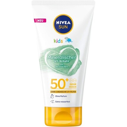 

Sun Kids 100% минеральный защитный лосьон Lfs 50+ 150 мл, Nivea