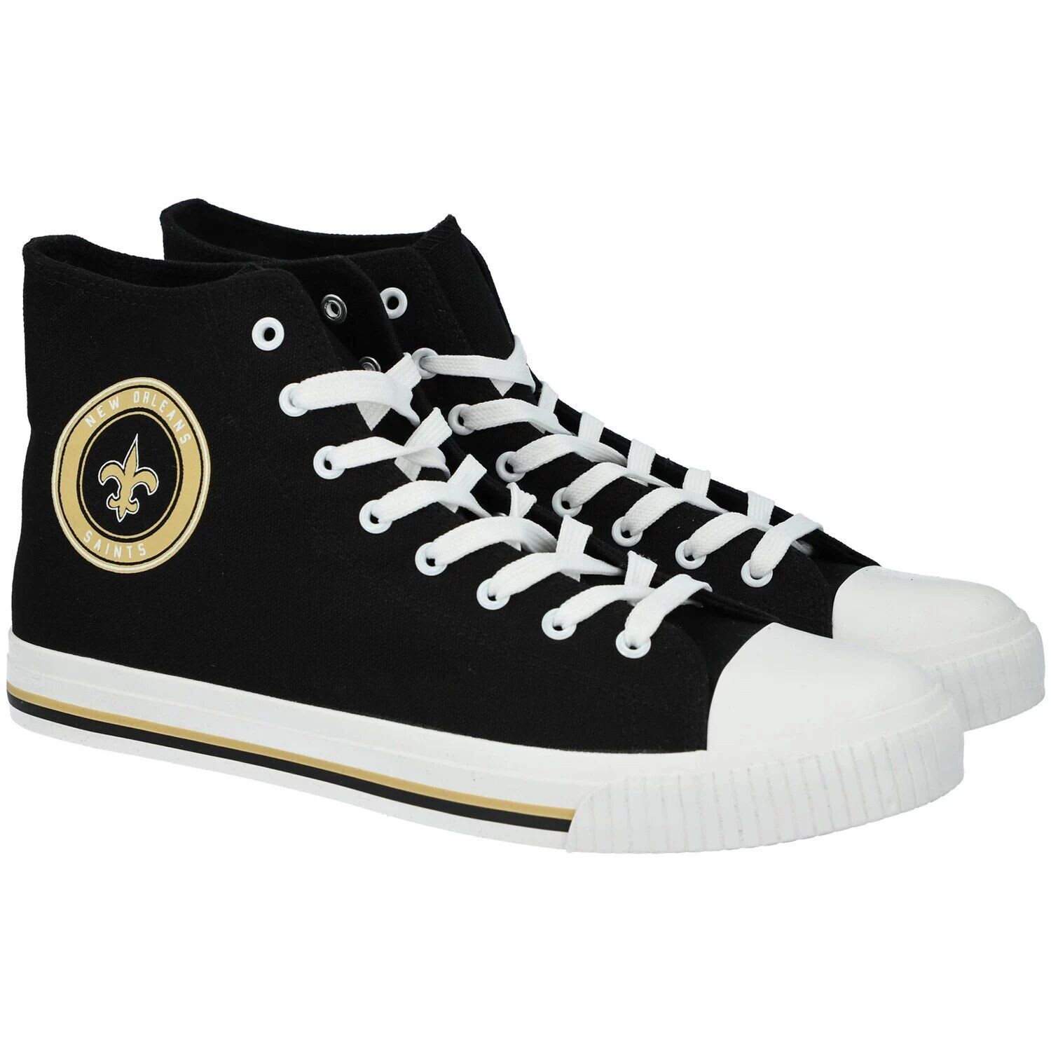 

Мужские высокие парусиновые кроссовки FOCO New Orleans Saints