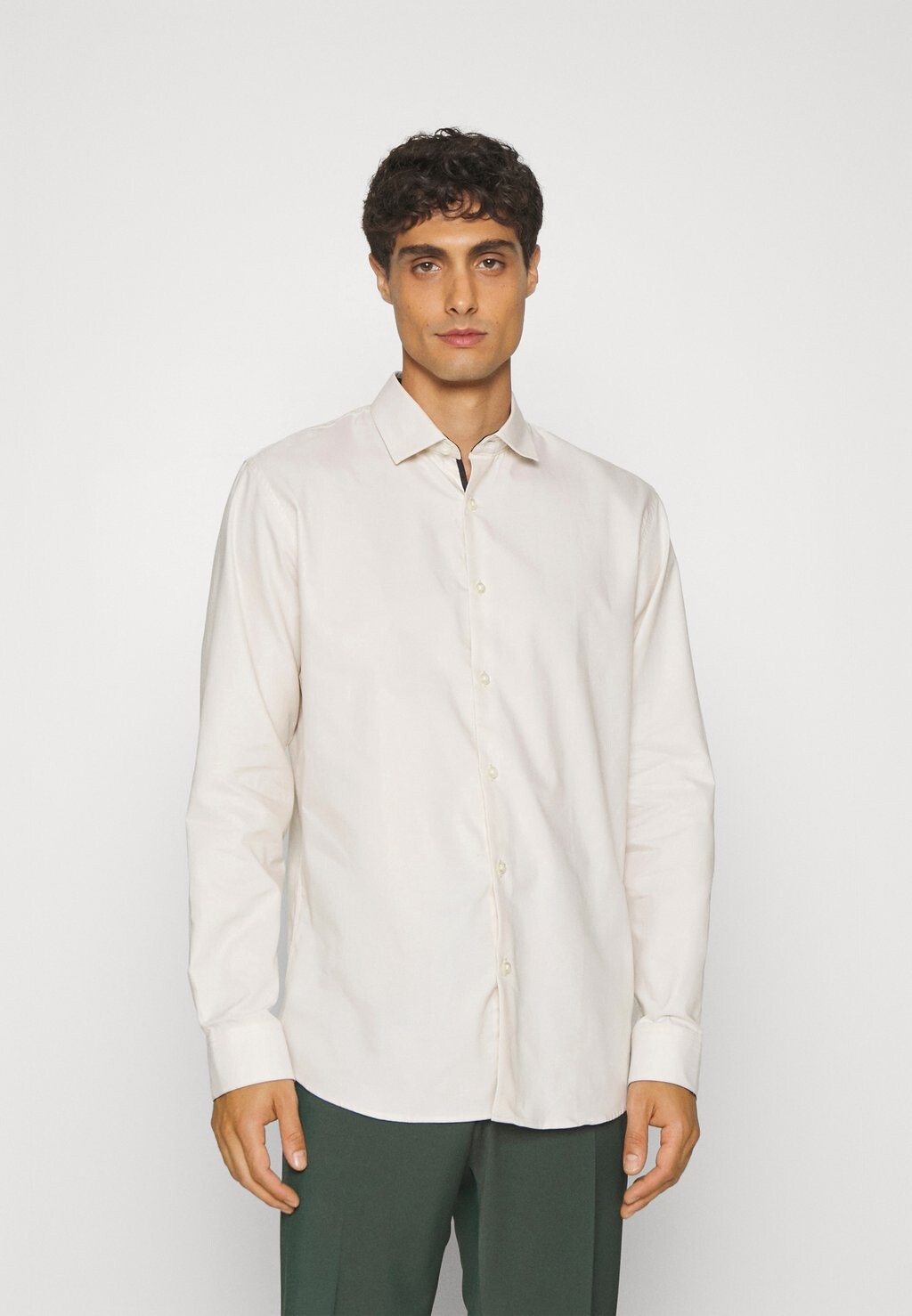 

Классическая рубашка Slhslimnew Mark Shirt Selected, цвет wood ash