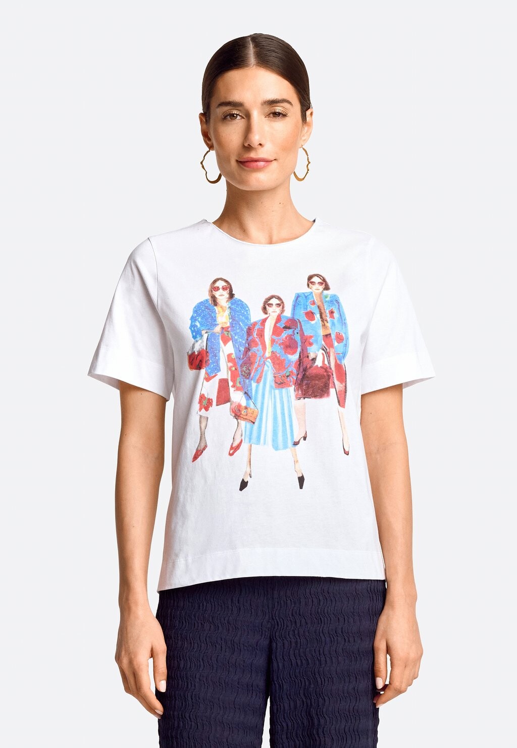

Футболка с принтом Rich & Royal, цвет white