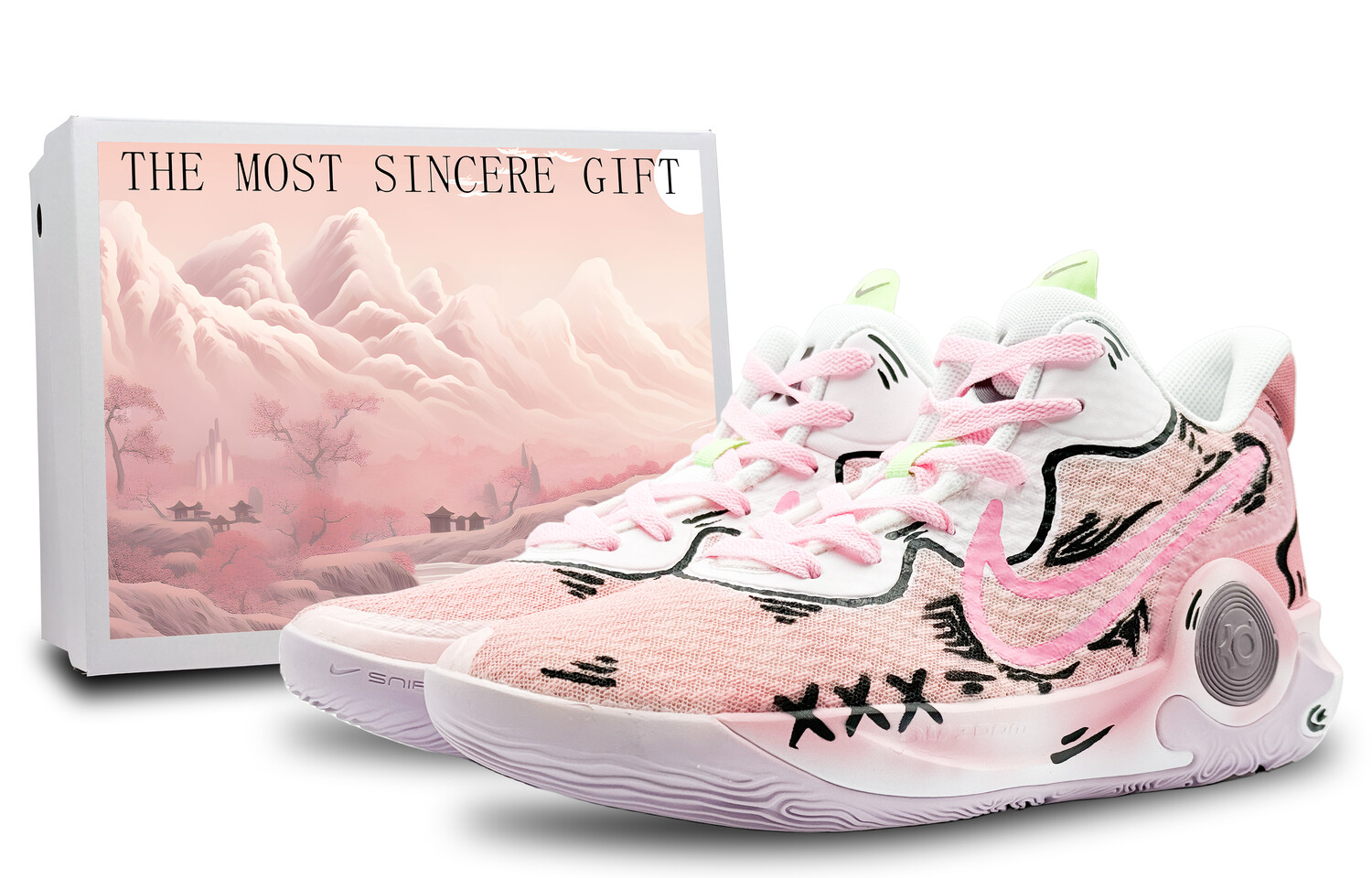 

Винтажные баскетбольные кроссовки Nike KD Trey 5 IX унисекс, Pink