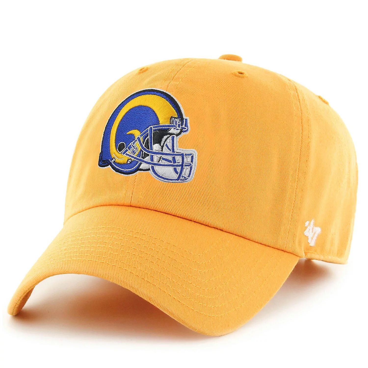 цена Мужская регулируемая кепка Los Angeles Rams ’47 Gold Clean Up Legacy