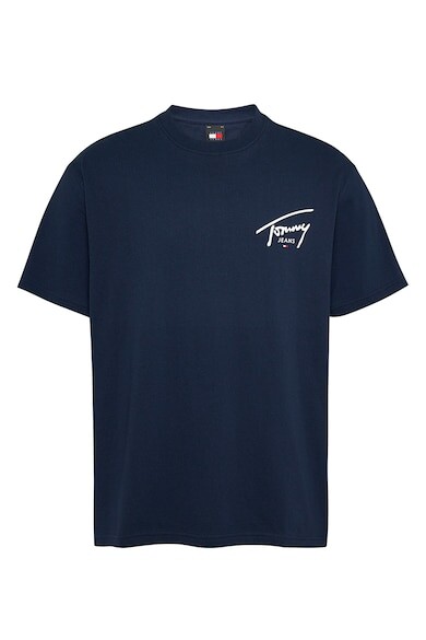 

Футболка с логотипом свободного кроя Tommy Jeans, белый, синий ультрамарин