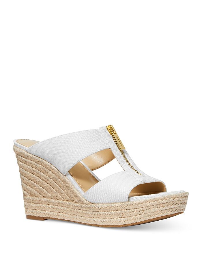 

Женские сандалии на танкетке Bradley Espadrille с застежкой-молнией Michael Kors
