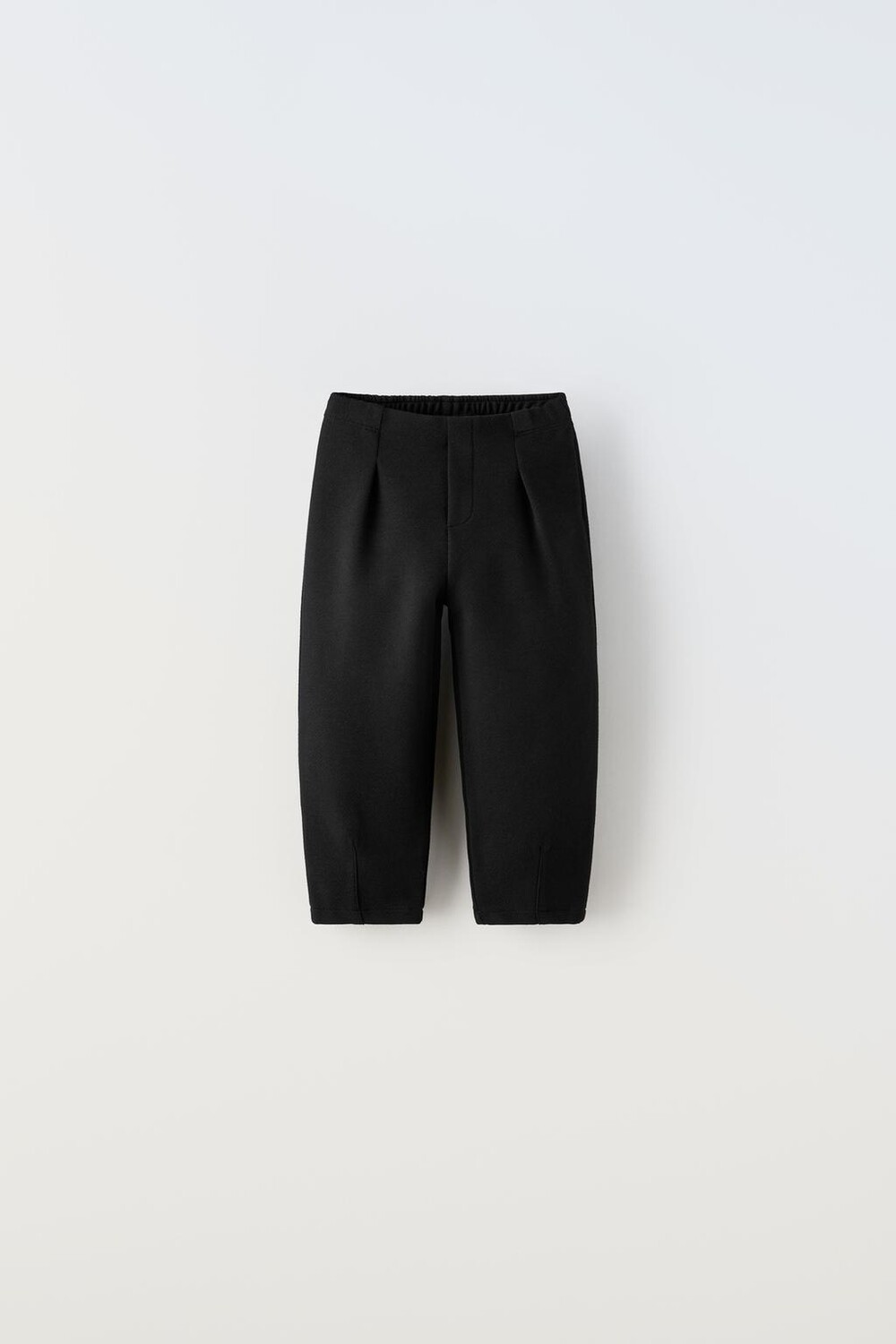

Брюки пике с вытонами ZARA, черный