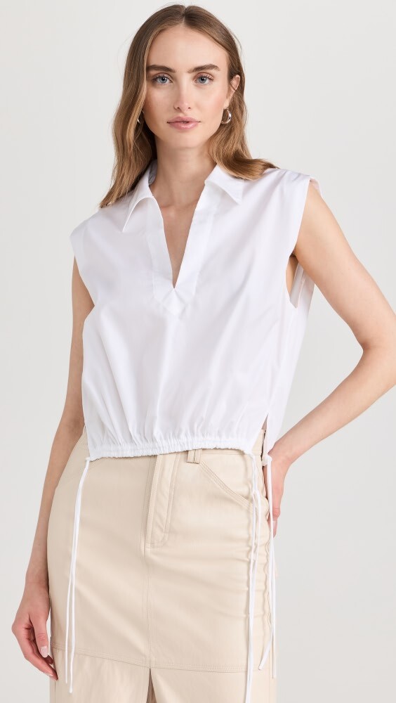 

Топ Rag & Bone Fiona Sleeveless, белый