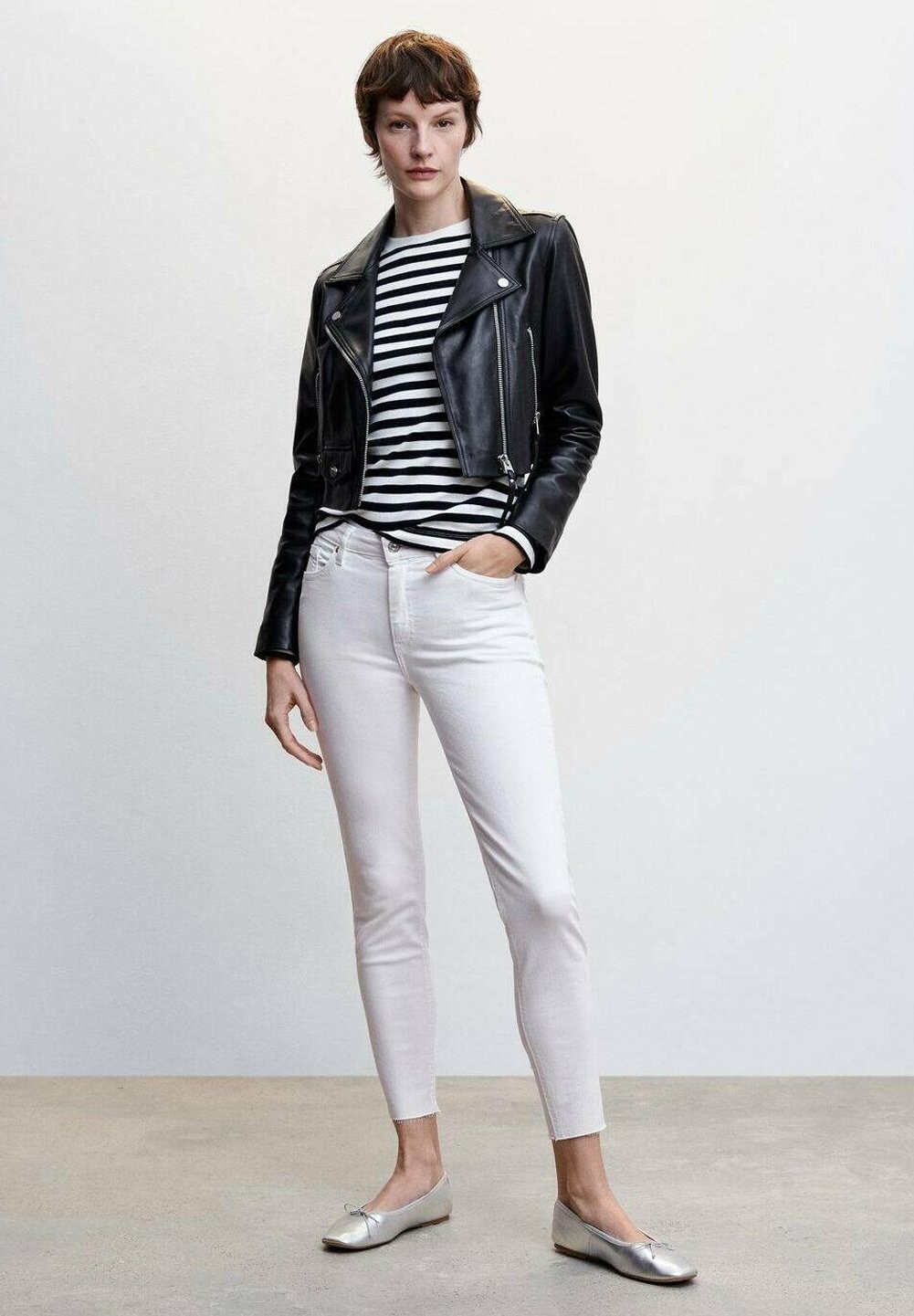 

Джинсы Skinny Fit Mango, белый