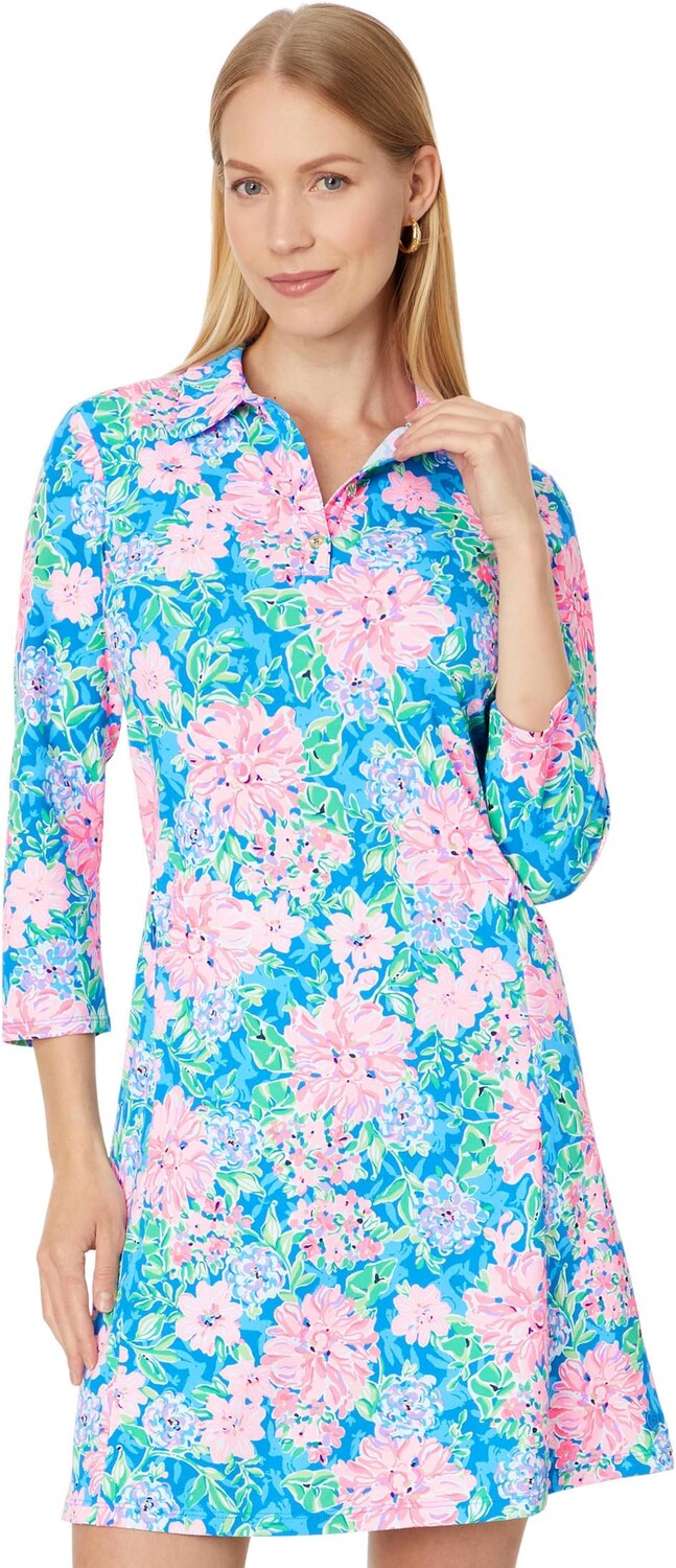 

Платье Lilly Pulitzer Silvia Dress Upf 50+, цвет Multi Spring In Your Step