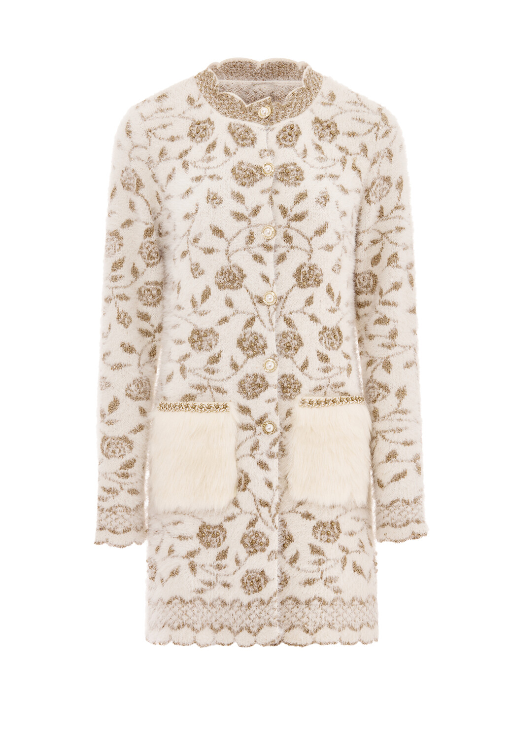 

Толстовка faina Strickjacke, цвет Wollweiss Goid