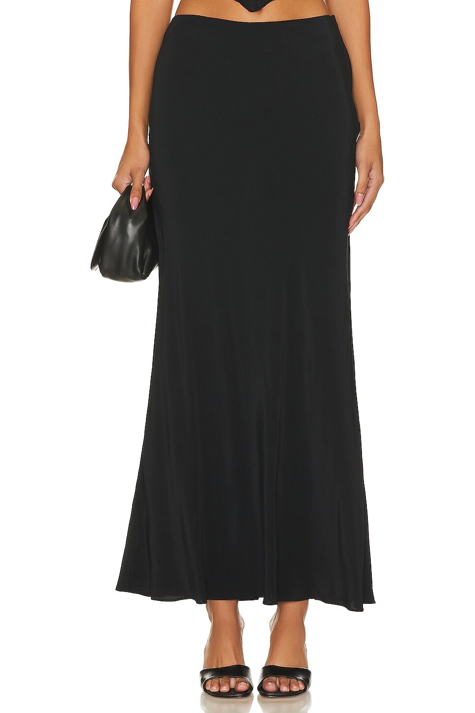 Юбка Stone Cold Fox x REVOLVE Kate Maxi, черный платье stone cold fox x revolve gatsby gown белый