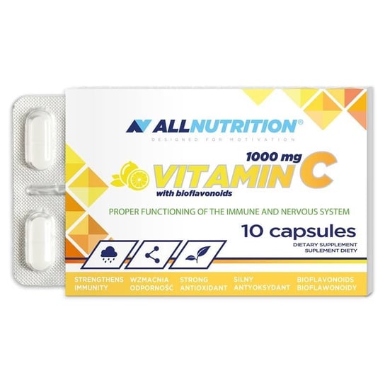 Allnutrition, - Витамин С 1000 мг + биофлавоноиды - 10 капсул