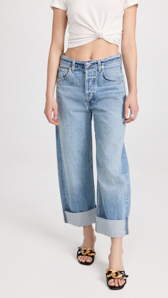 

Джинсы Citizens of Humanity Ayla Baggy Cuffed Crop