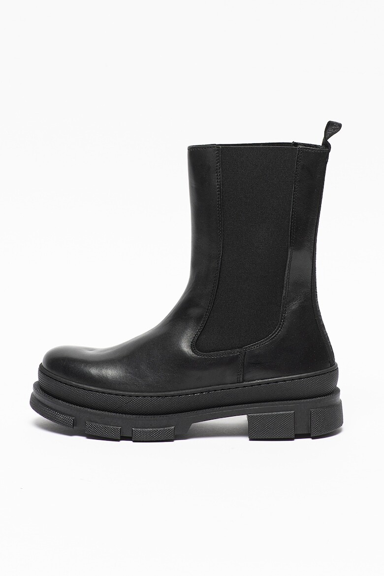 

Кожаные ботинки челси Filina Steve Madden, черный