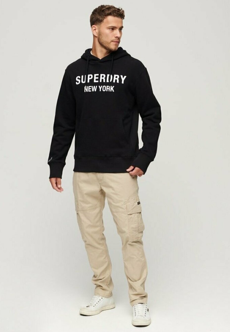 

Толстовка SPORT LOOSE Superdry, черный