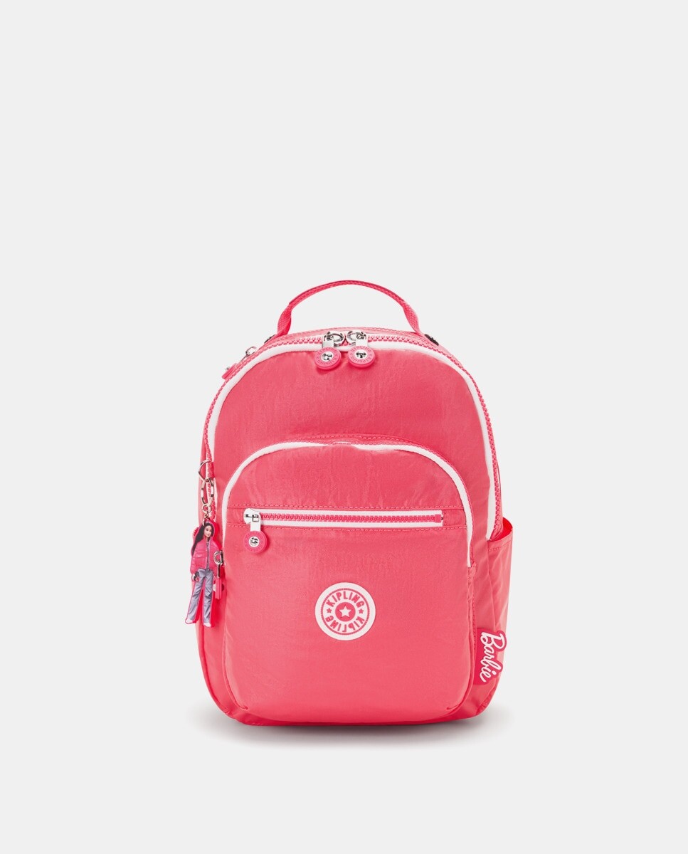 

Розовый рюкзак среднего размера Barbie x Kipling на молнии Kipling, розовый