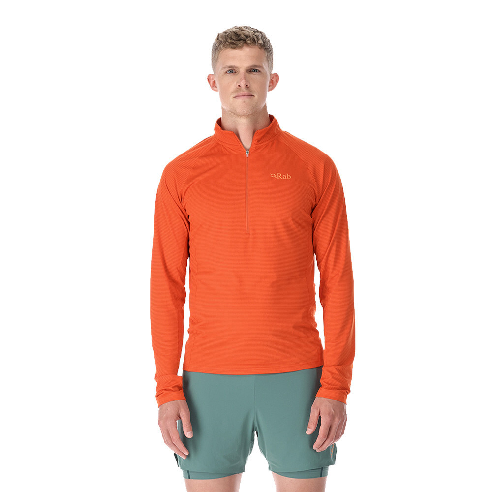 

Спортивный топ Rab Sonic Zip Neck, красный