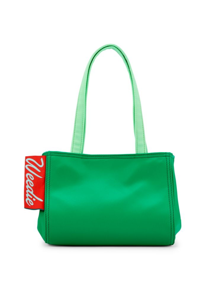 Сумка с ручкой сверху Bodega Edie Parker, зеленый сумка с мишурой и верхней ручкой edie parker цвет sky