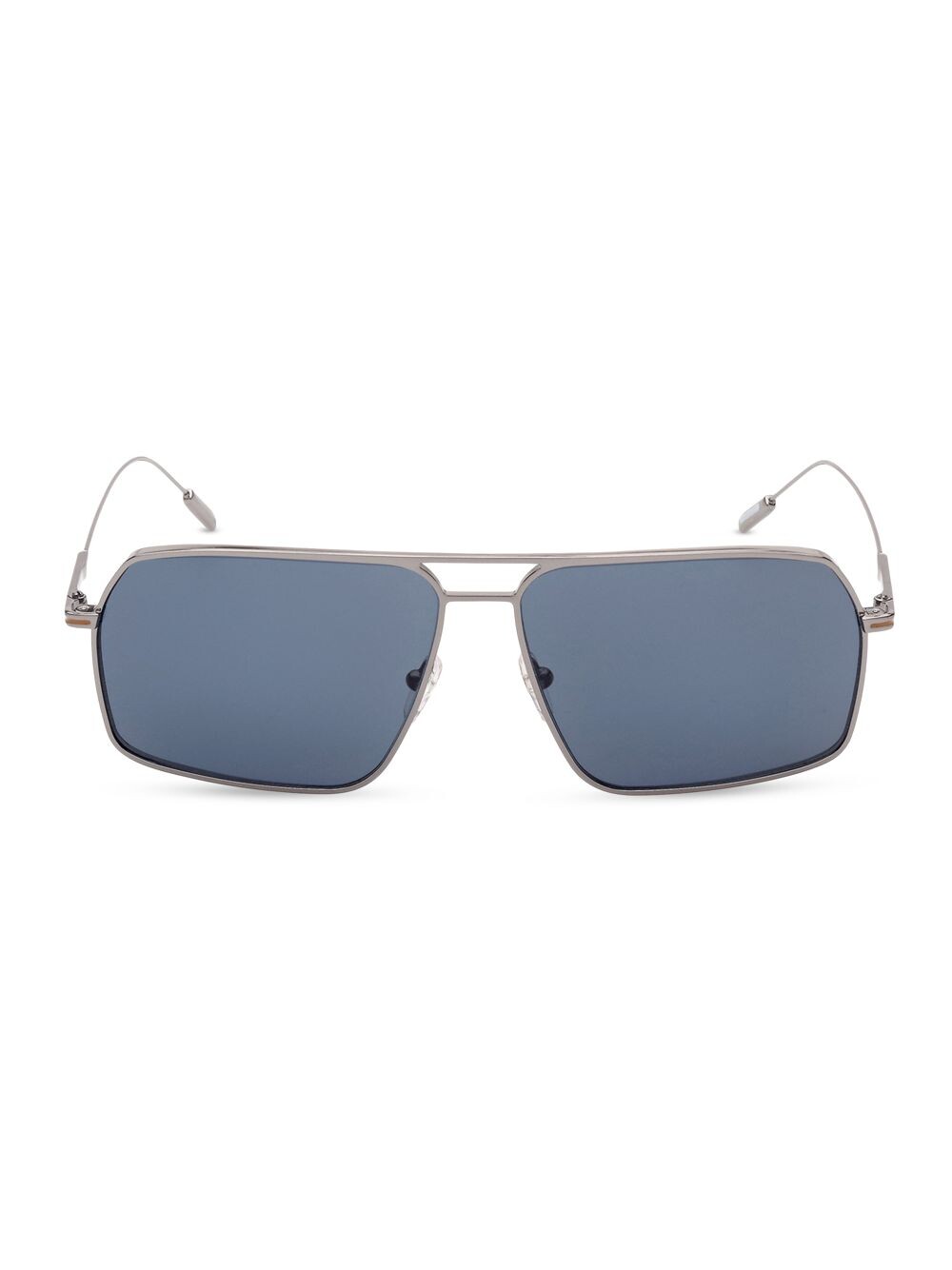

Металлические солнцезащитные очки Navigator 62MM ZEGNA, серый