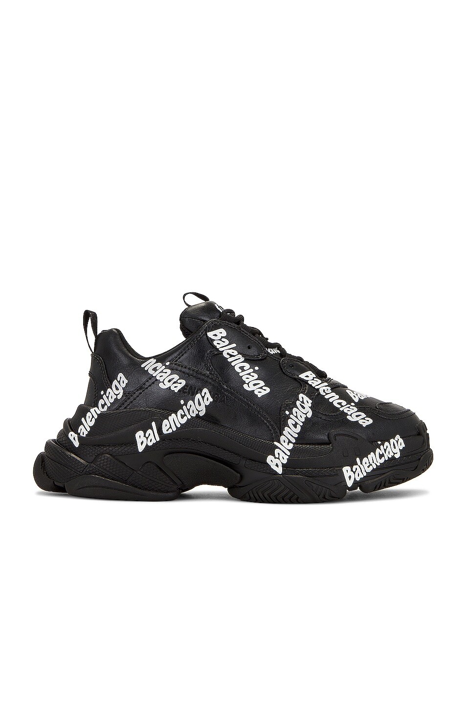 

Кроссовки Balenciaga Triple S Logotype, цвет Black & White