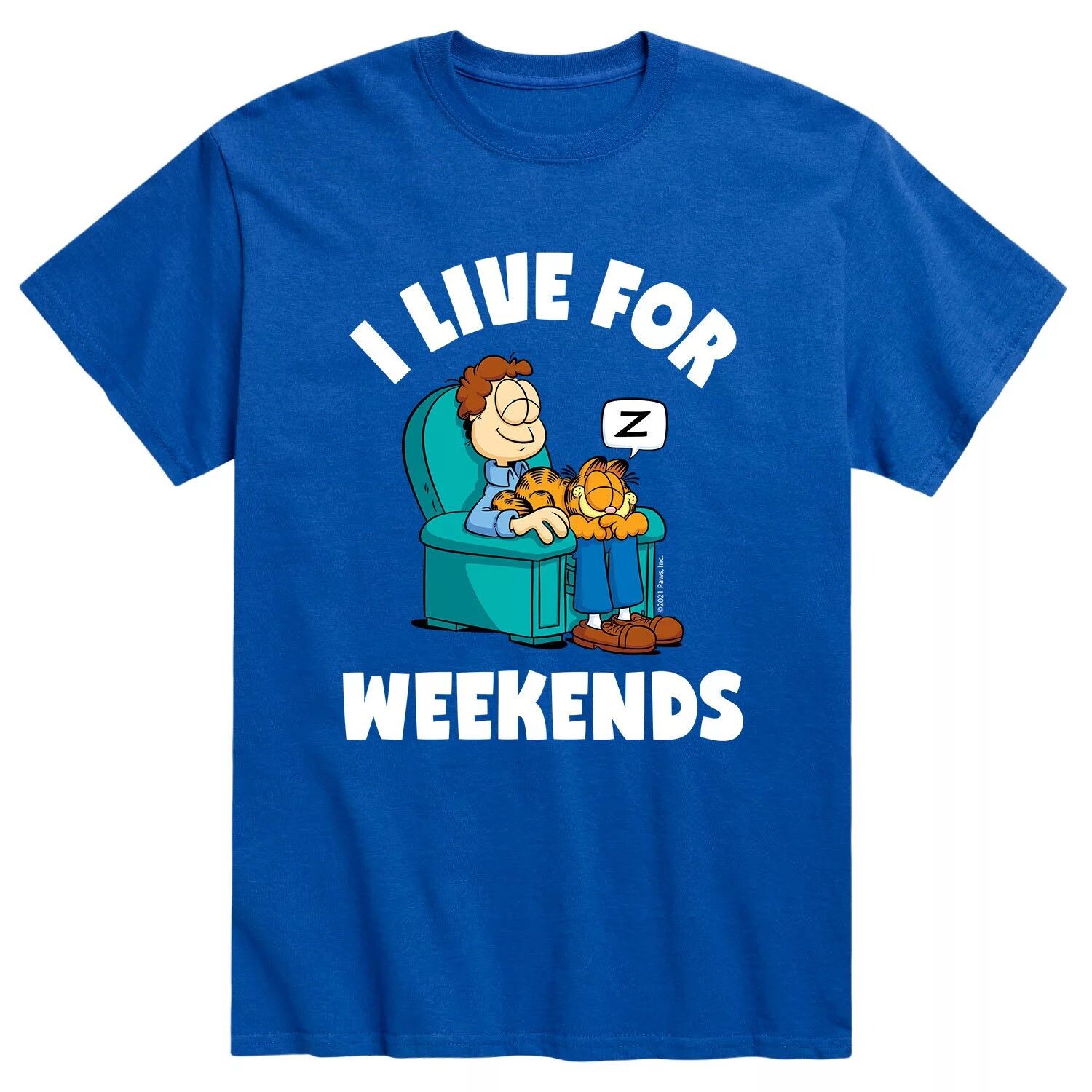 

Мужская футболка Garfield Live For Weekends Licensed Character