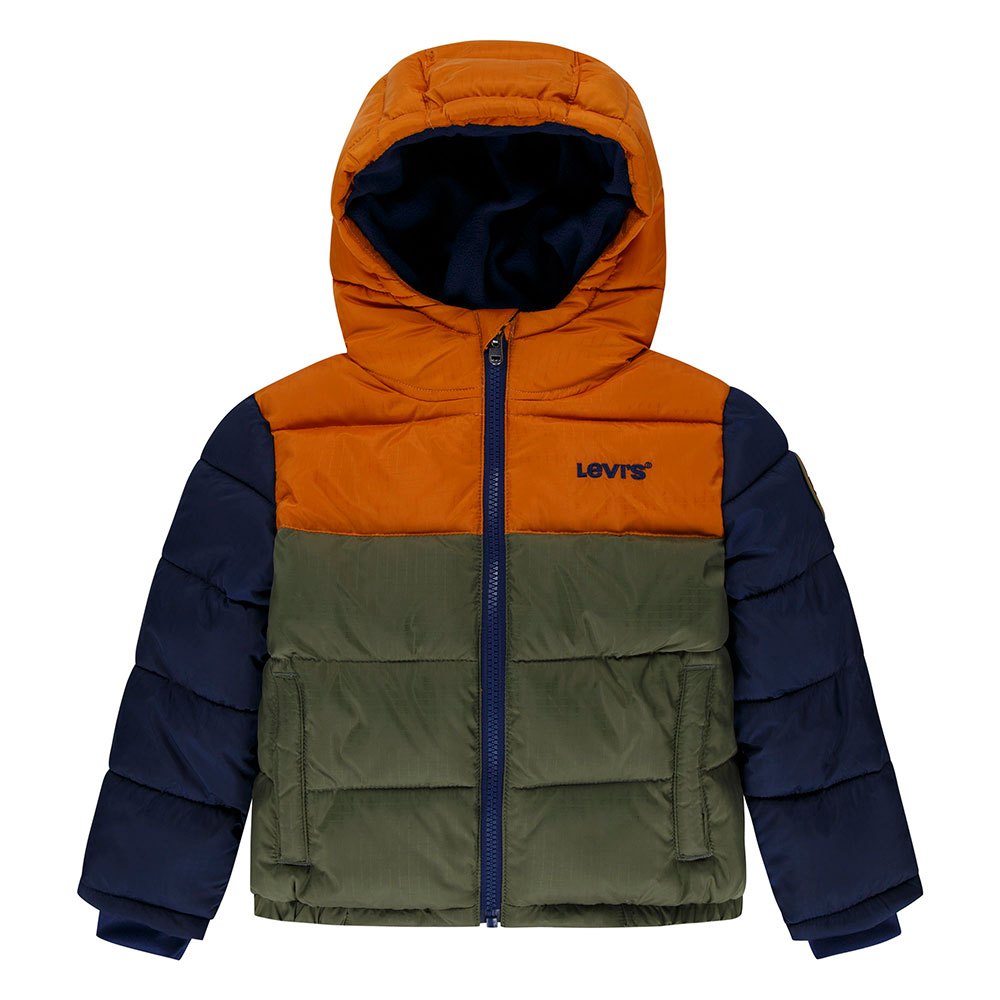 Куртка Levi´s Core Kids Puffer, зеленый