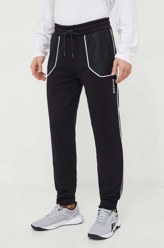 Спортивные штаны Guess, черный спортивные брюки из хлопка guess белый
