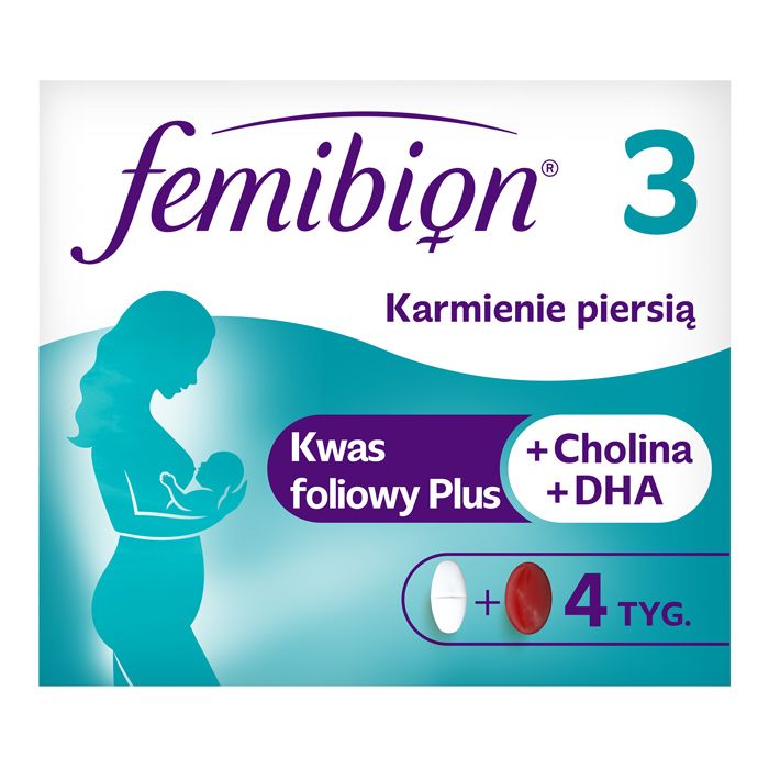 цена Femibion 3 Karmienie Piersiąподготовка для кормящих женщин, 28 шт.