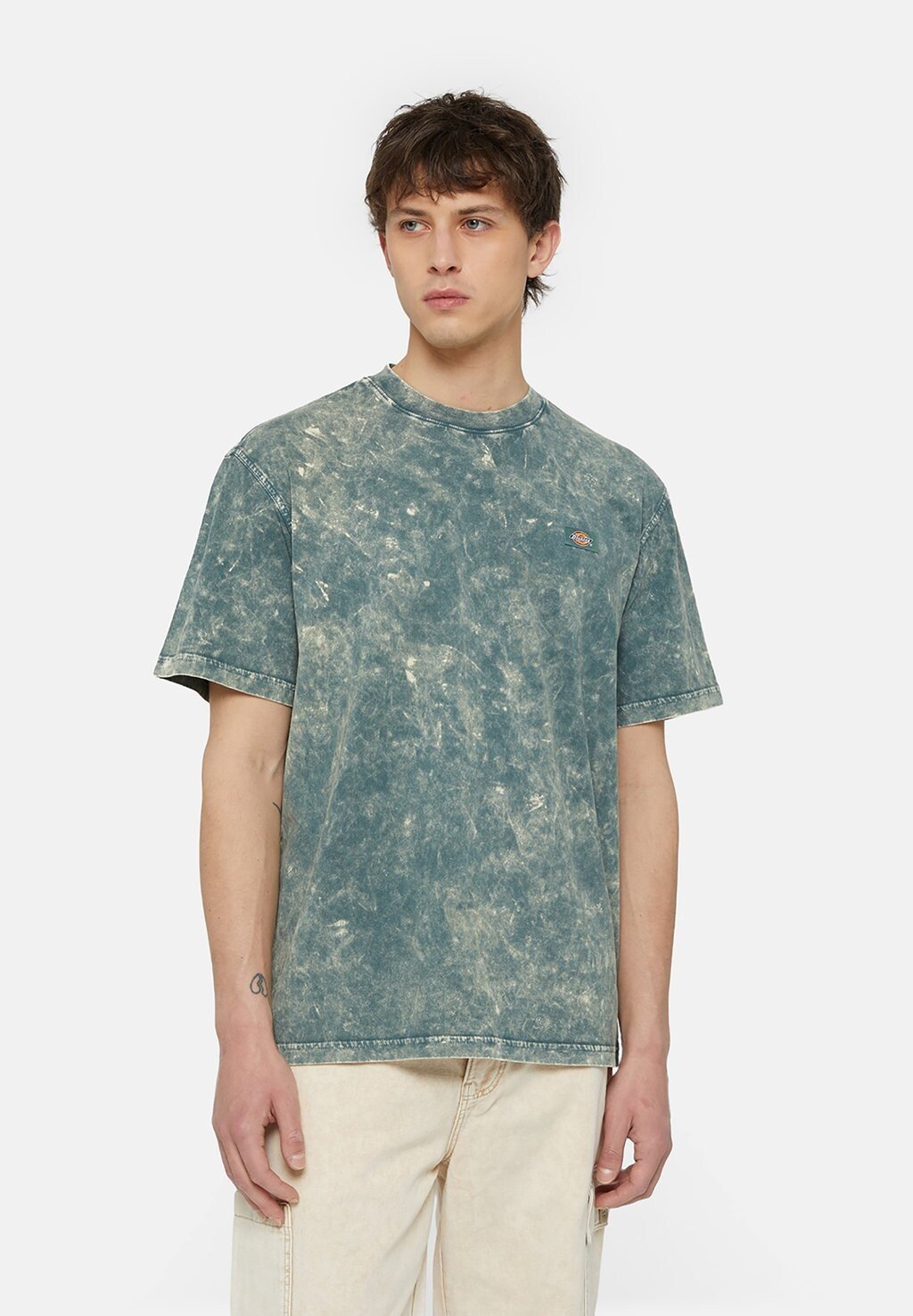 

Футболка с принтом Newington Tee Dickies, цвет dble dye acd fr