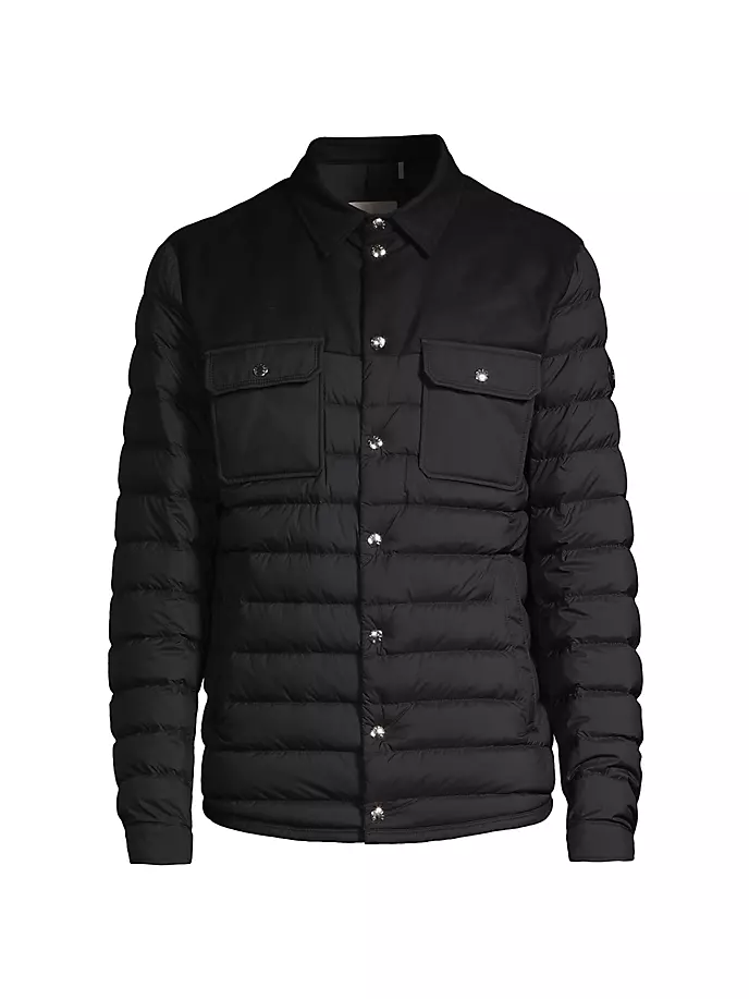 

Пуховик Fauscoum со вставками Moncler, черный