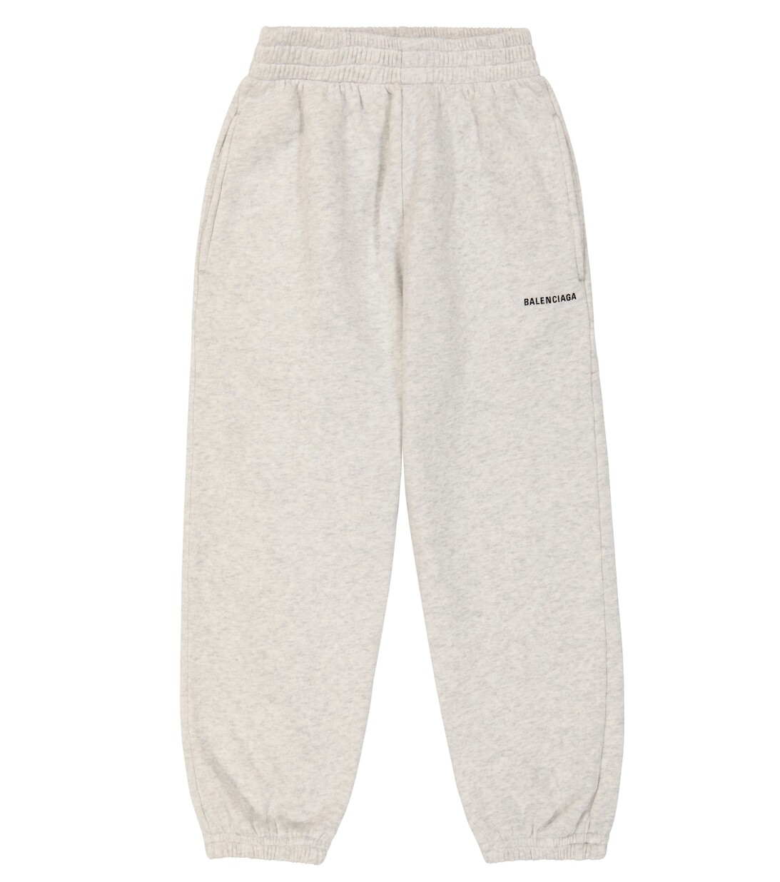 

Спортивные брюки из хлопкового джерси с логотипом Balenciaga Kids, серый