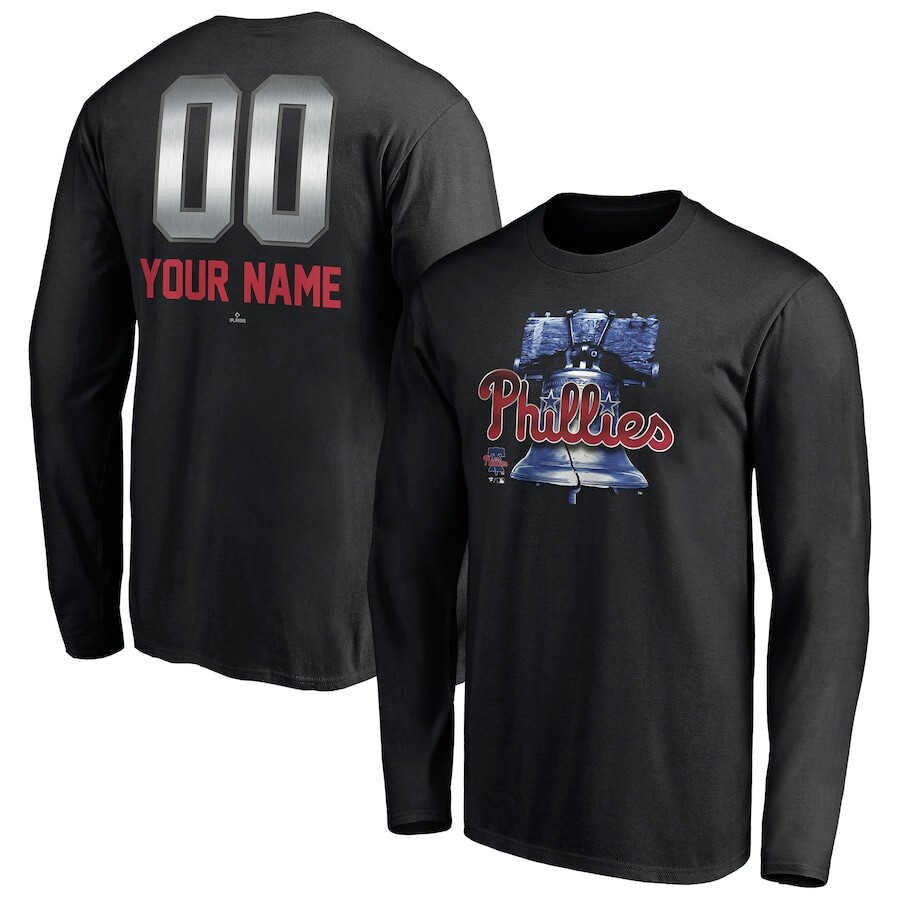

Футболка с длинным рукавом Fanatics Branded Philadelphia Phillies, черный