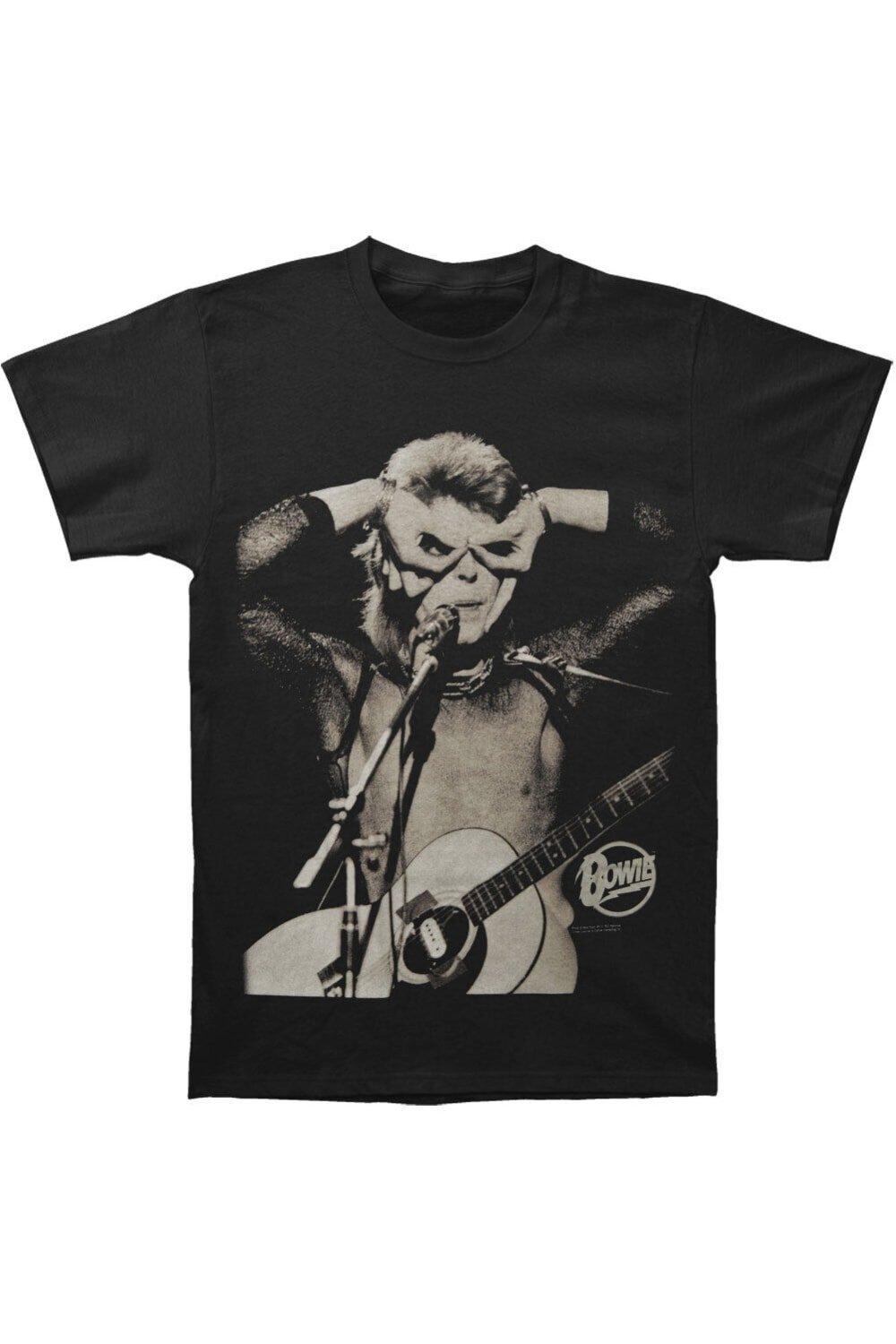 цена Акустическая футболка David Bowie, черный